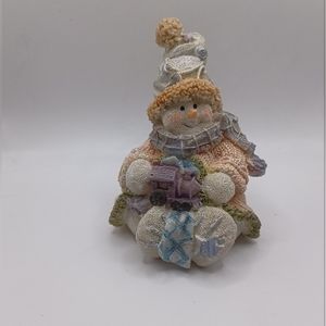 VINTAGE 2002 Snowman Christmas Figurine 5"